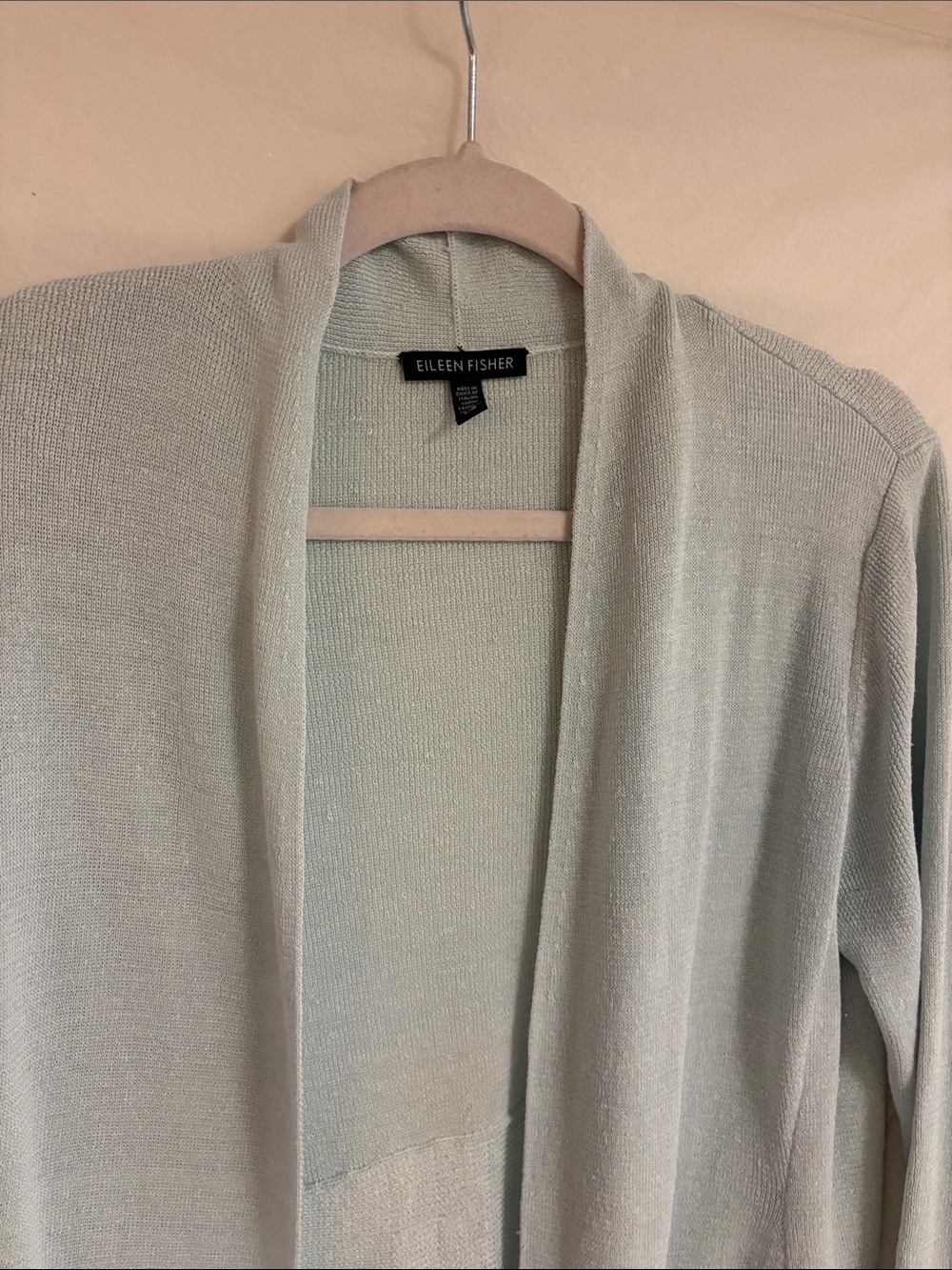 Eileen Fisher light blue Open-Front Cardigan large 🩵